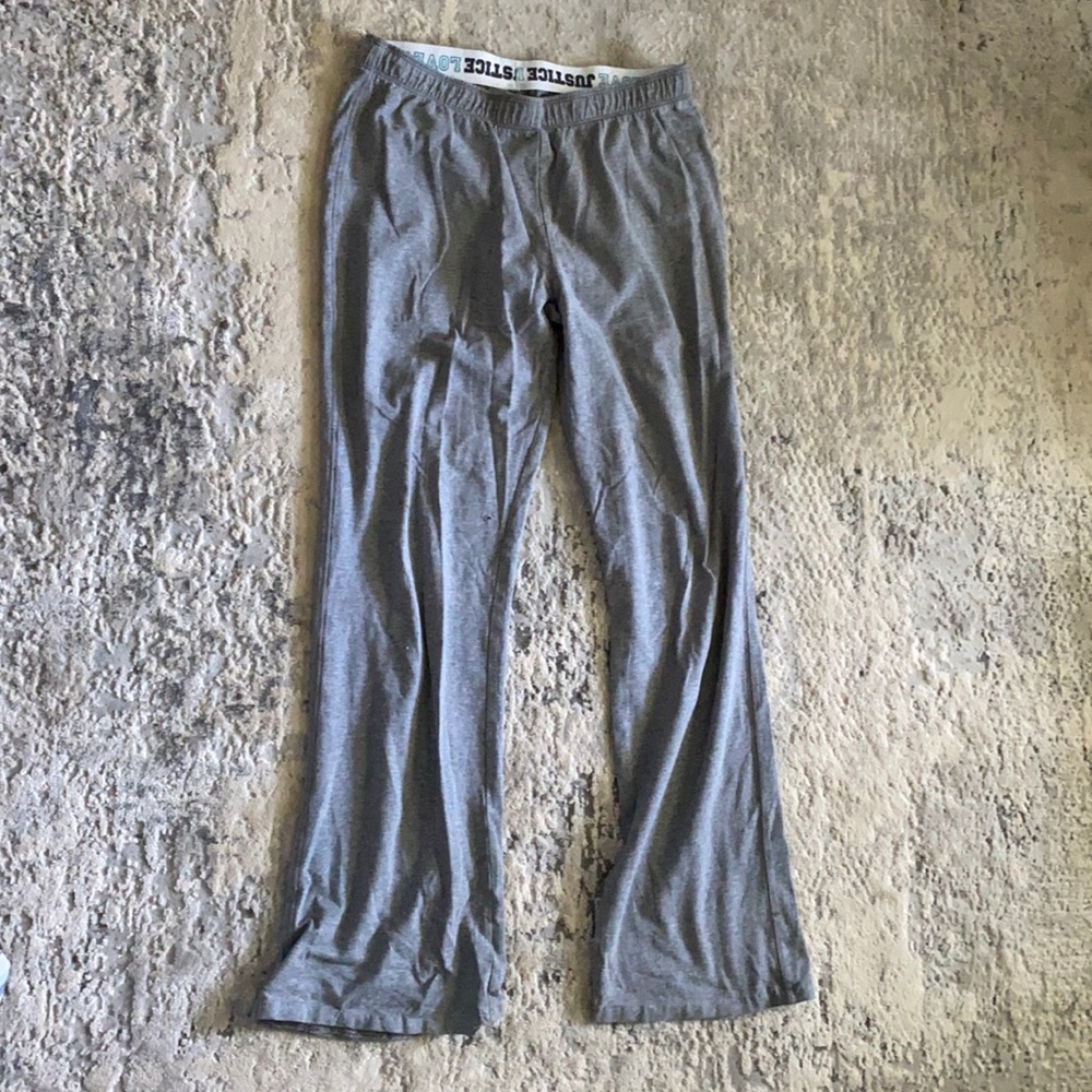 Justice gray pants. Size 12.